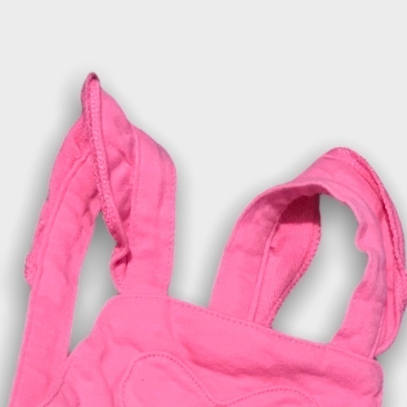 4/$20🥳 Carter’s Pink Cotton Heart Print  Romper - Picture 3 of 4